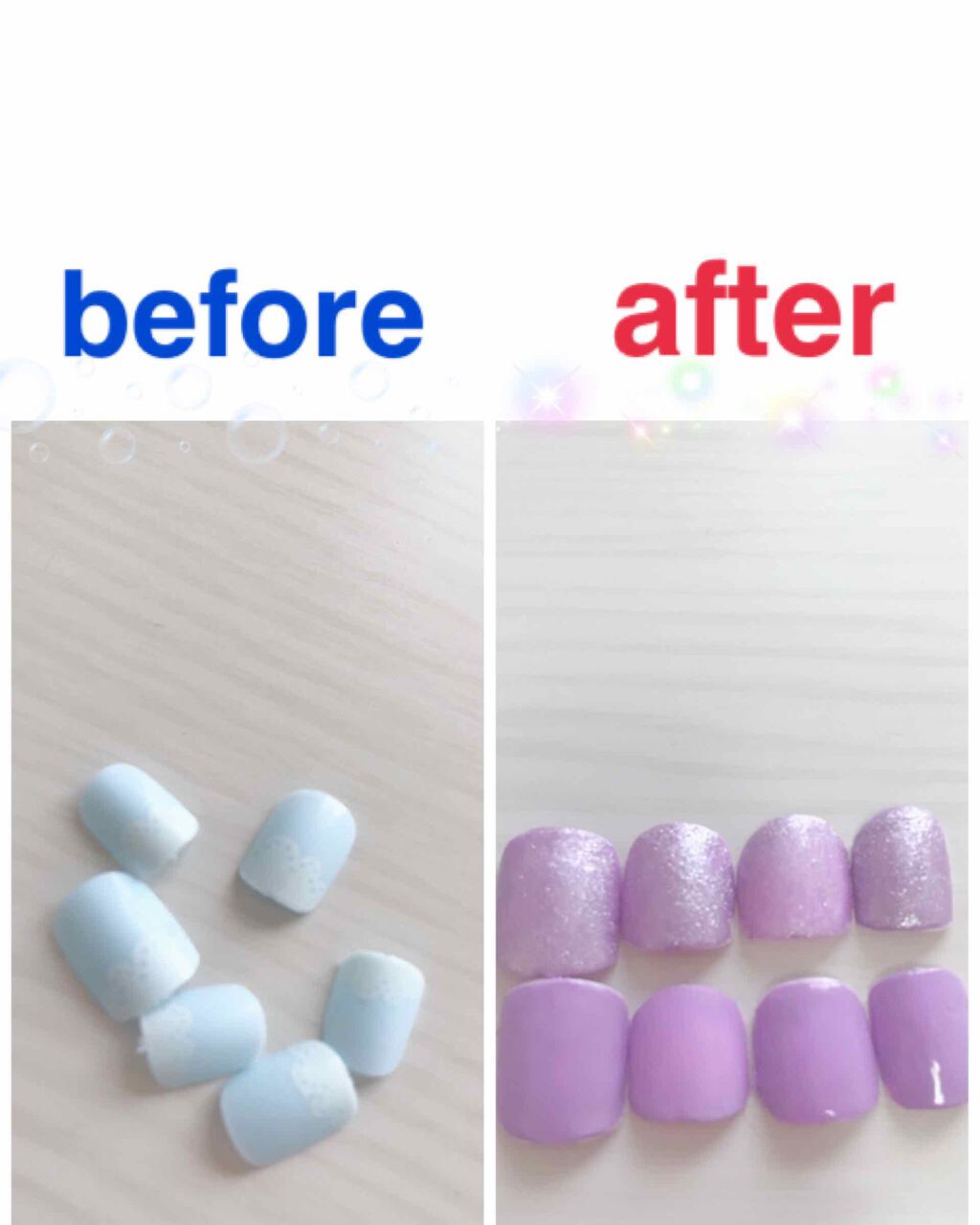 クリアネイルチップ セリアを使った口コミ 今回は 私流つけ爪の作り方 を紹介します By Jk 97 乾燥肌 Lips