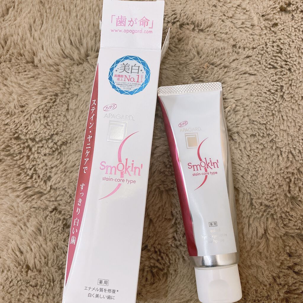 アパガードスモーキン アパガードの口コミ Smokin 歯磨き粉歯が白くなるという By かおり 普通肌 代後半 Lips