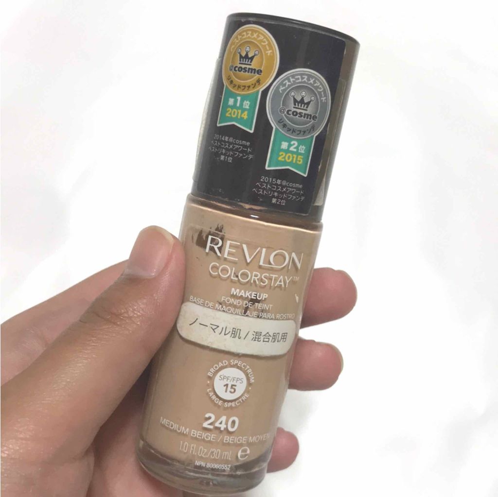 カラーステイ メイクアップ Revlonの口コミ 混合肌におすすめのリキッドファンデーション Revloncolor By N 乾燥肌 10代後半 Lips