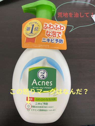 1000円以下 薬用ふわふわな泡洗顔 メンソレータム アクネスのリアルな口コミ レビュー Lips