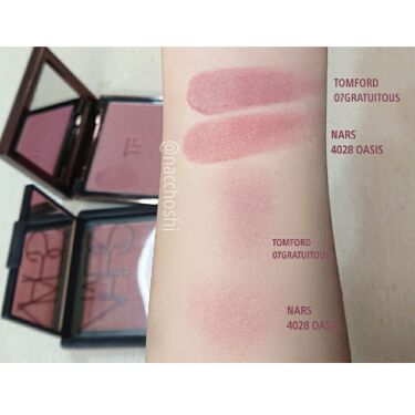 あなたはどっち派 Nars Vs Tom Ford Beauty パウダーチークを徹底比較 スウォッチ比較 くす By ナチョ 混合肌 Lips