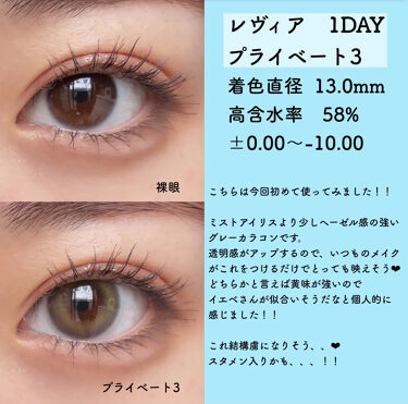 2021年秋新作カラーコンタクトレンズ Revia 1day Reviaのカラコンレポ 着画口コミ 第二弾 裸眼の偏差値を上げるカラコンに新 By Saya 敏感肌 20代前半 Lips
