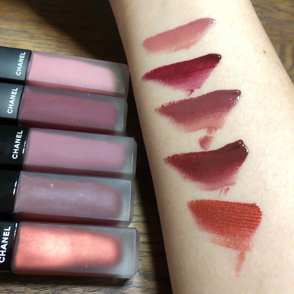 ルージュ アリュール インク Chanelの人気色を比較 シャネル ルージュアリュールインク手持ち5 By ハナちゃんまん Lips