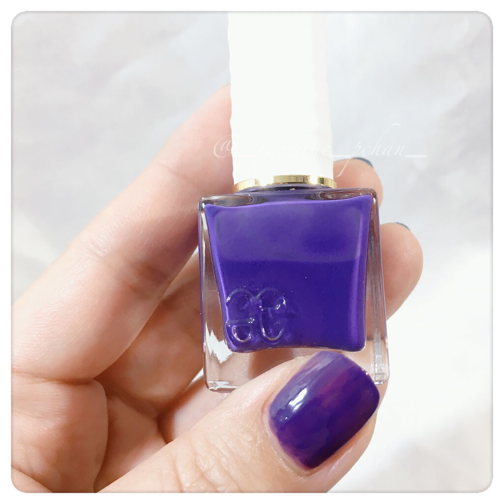 フローリックネイルラッカー エレガンス クルーズの口コミ 透け感のある青紫色のネイル ラメパールなし By ぴい 投稿お休み中 普通肌 40代前半 Lips