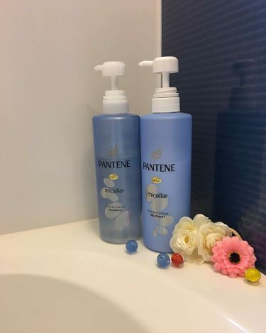 ミセラーシリーズ ピュア クレンズ シャンプー トリートメント パンテーンの口コミ ブルーの半透明のボトルは残量が分かりやすく By なったん フォロバ 乾燥肌 30代前半 Lips