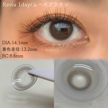 ReVIA 1day/ReVIA/カラーコンタクトレンズを使ったクチコミ（8枚目）
