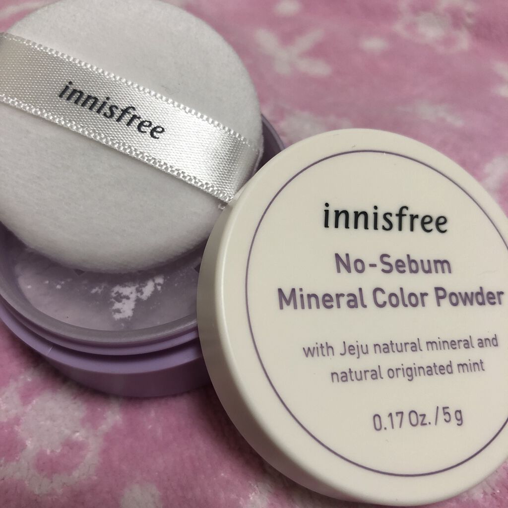 ノーセバム ミネラルカラーパウダー Innisfreeの口コミ 今 ｖ３ファンデーションを使っているところ By Fantastic Cosme Suuy Lips