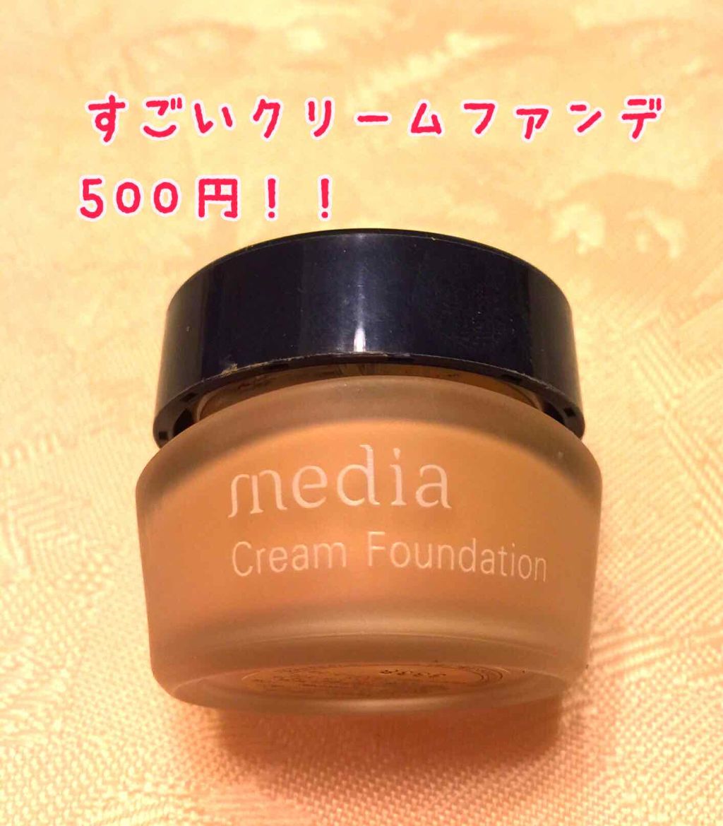 クリームファンデーション Mediaの口コミ メディアクリームファンデーション ファミ By Madam Coffret 混合肌 40代前半 Lips