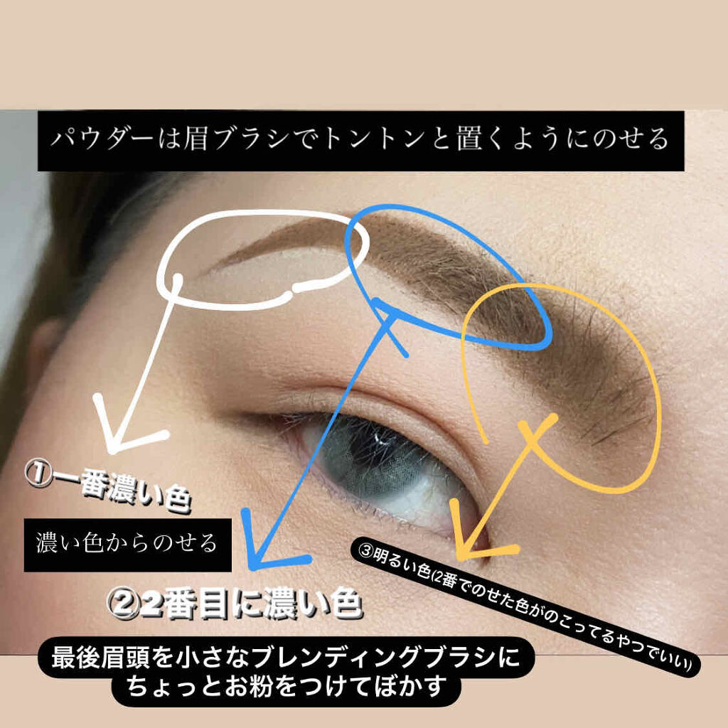 キスミー ヘビーローテーション カラーリングアイブロウ ヘビーローテーションを使った口コミ 外国人のような眉山の上がったキレイな眉毛の By Nn Fe 混合肌 Lips