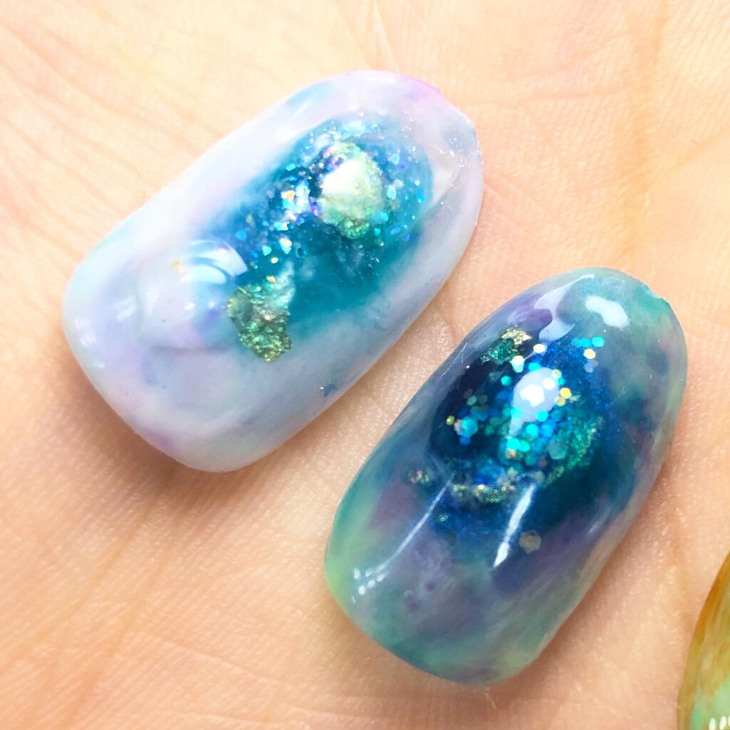 Irogel Irogel イロジェル の口コミ 青の洞窟ネイル青の洞窟ネイル初めてやってみ By Hanahana0419 代後半 Lips