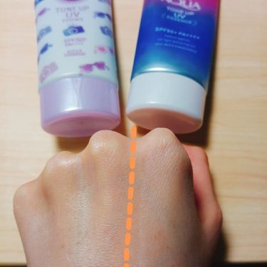 あなたはどっち派 スキンアクア Vs サンカット 日焼け止め ボディ用 を徹底比較 今回は パープルのトー By Ki Ki 敏感肌 Lips