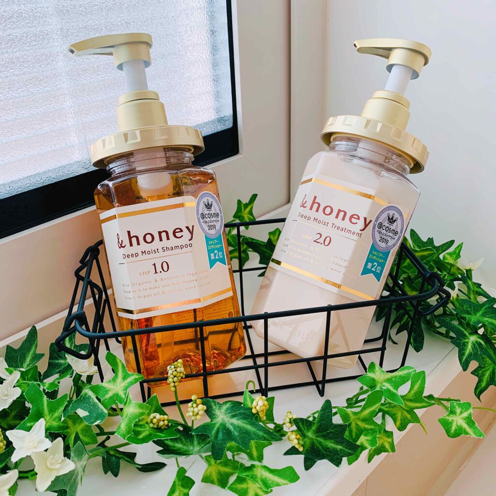 ディープモイスト シャンプー1 0 ヘアトリートメント2 0 Honeyの口コミ とっても可愛いボトルの シャンプー ヘアト By こすめぱんだ Lips