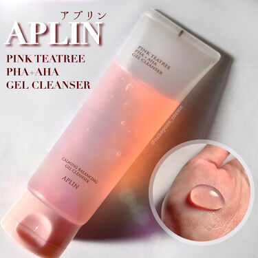 ピンクティーツリージェルクレンザー Aplinの効果に関する口コミ 天然ピンク アプリンジェルクレンサ By Maa 混合肌 Lips