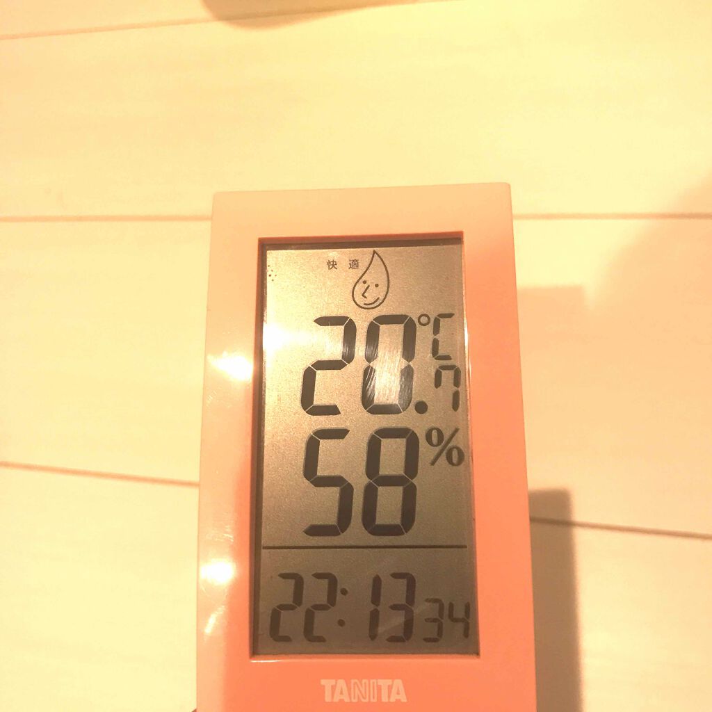 温湿度計 Tt 556 タニタを使った口コミ 私の部屋の中は現在 湿度は５８ 理想は湿度 By Ryss アトピー肌 Lips