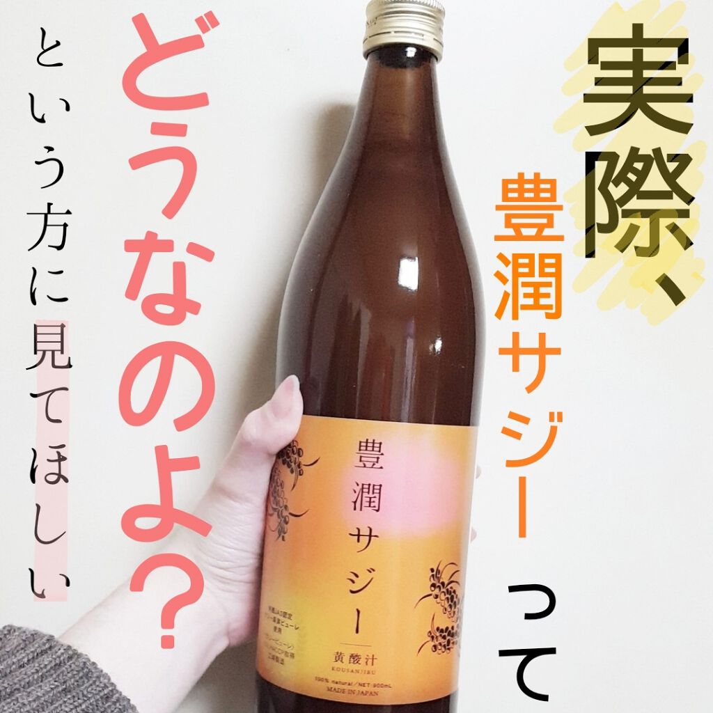 フィネス 豊潤サジー 1000ml×3本 (免疫強化、便秘改善、オーガニック 