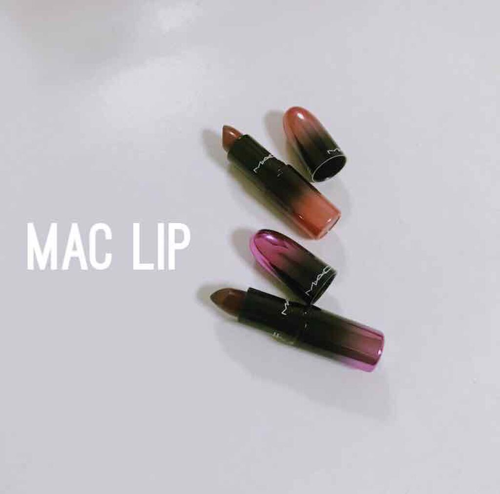 ラブ ミー リップスティック M A Cの口コミ Macのリップ上はcoffeecigs下は By 𝐀𝐘𝐔 敏感肌 10代後半 Lips