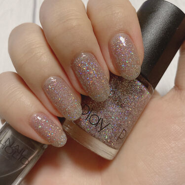 ネイルホリック トップコート ネイルホリックを使った口コミ エチュードのラメで宇宙ネイル エチュード By さあ 代前半 Lips