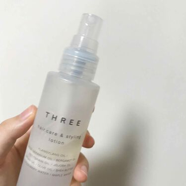 ヘアケア スタイリング ローション Threeの口コミ Threeのヘアケア商品 つやつや さらさ By めっこちゃん 乾燥肌 代前半 Lips