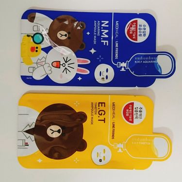 ラインフレンズp D F A Cドレッシングアンプルマスクjex Medihealを使った口コミ ニキビ ニキビ跡が消えるパック By まーく 代前半 Lips