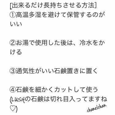 シーベジタブル ラッシュの口コミ お気に入りの石鹸を長持ちさせる方法 つ By Hati 混合肌 Lips