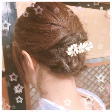 コンパクトスタイラー Tangle Teezerを使った口コミ 着物のセルフヘアアレンジ くるりんぱして三 By かにぱん 乾燥肌 30代前半 Lips