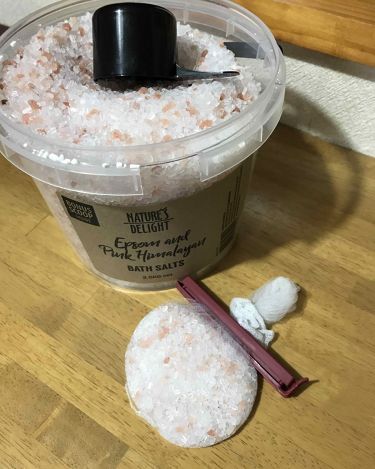 Epsom Pink Himalayan Bath Salt Natures Delightの口コミ コストコで安かったので購入 溶けにくくてざ By メグ フォロバします 普通肌 Lips