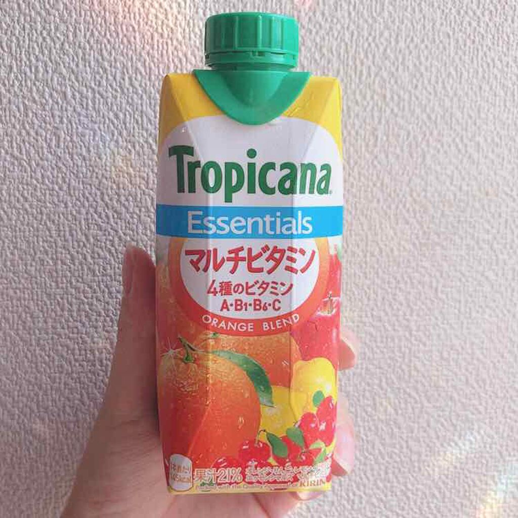 Tropicana ダイエットドリンクを使った口コミ トロピカーナエッセンシャルズマルチビタミン By ぬくれお セルフネイル Lips