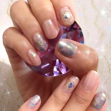 Ac ネイルエナメル M Ac Makeupを使った口コミ セルフネイル 100均ネイルでマーブルネイ By にゃま 投稿お休み中 混合肌 30代前半 Lips