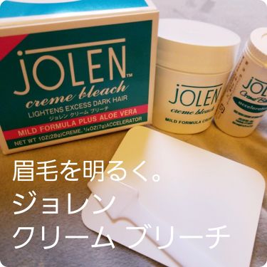 ジョレンクリームブリーチ ジョレンジャパンの口コミ 眉毛ブリーチするならこれ 1発で眉毛を明る By みよん 乾燥肌 40代前半 Lips