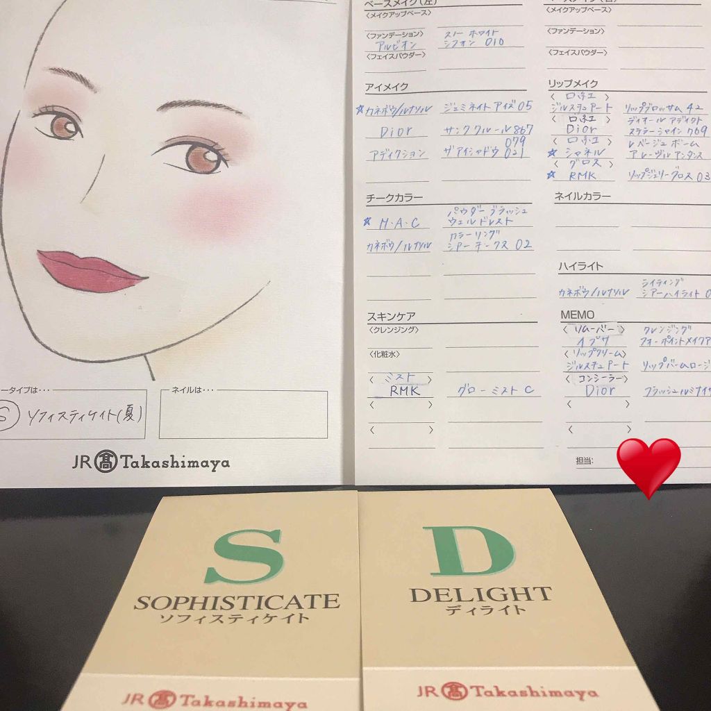 ジェミネイトアイズ Lunasolを使った口コミ パーソナルカラー診断に行ってきました By 楚乃 乾燥肌 代前半 Lips