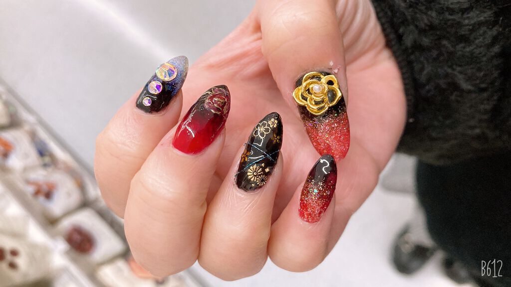 ネイルチップ Daisoを使った口コミ 素人のセルフ成人式ネイルチップオーバーレイ By みくりや 混合肌 代前半 Lips