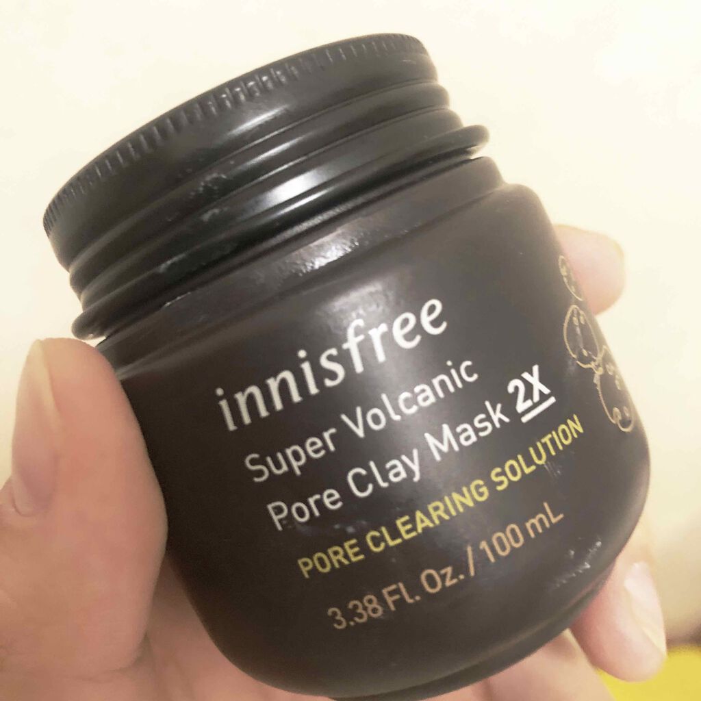 スーパーヴォルカニック ポアクレイマスク 2x Innisfreeの口コミ イニスフリーのクレイマスクドンキで10 By Mimi 脂性肌 10代後半 Lips