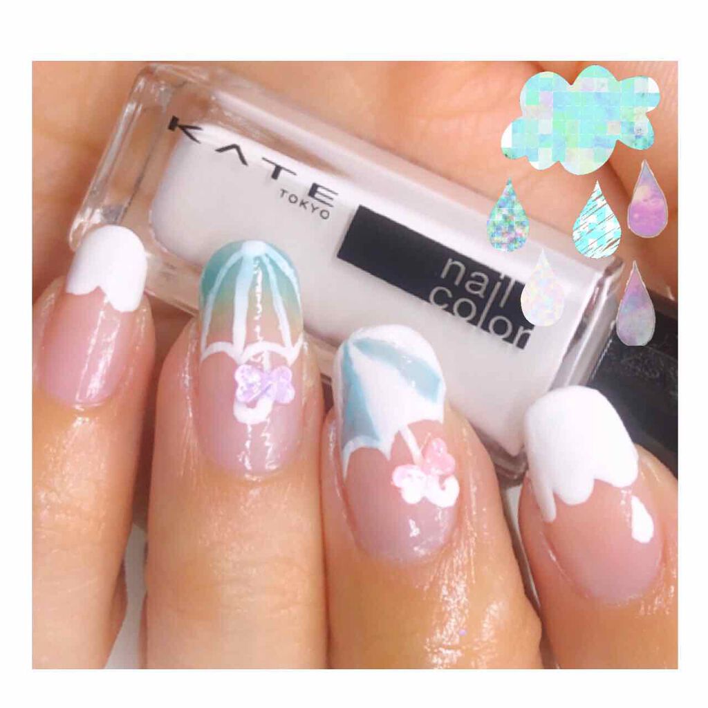 サンリオネイル Daisoを使った口コミ 推しkateネイルカラーを使った 雨 ネ By いろは 混合肌 Lips