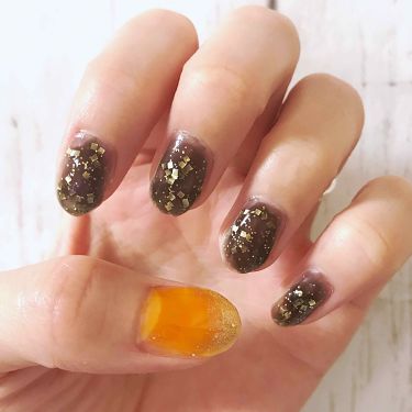 ネイルカラー A Anna Suiを使った口コミ Black Orangeハロウィンネイル By ひふみ アトピー肌 30代前半 Lips