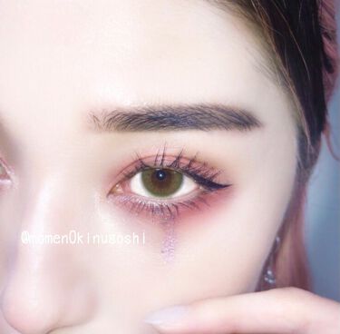 2021年 泣き顔メイクのやり方 Tiktokやインスタ 中国で話題 ラメの涙 鼻チークが可愛い Lips