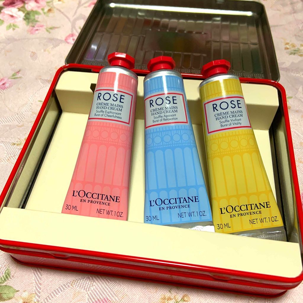 ローズ ハンドクリーム L Occitaneを使った口コミ ロクシタン ブルーミング ハンドトリオロー By ひよこ 敏感肌 Lips