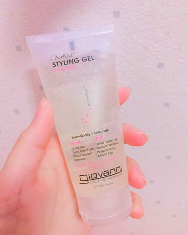 L A ホールドヘアスタイリングジェル Giovanniのリアルな口コミ レビュー Lips
