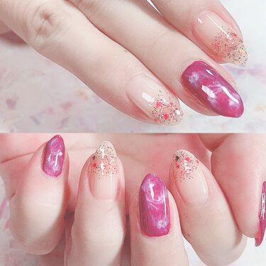 簡単可愛い マーブルネイル のやり方って セルフで作る方法 おすすめデザイン紹介 Lips