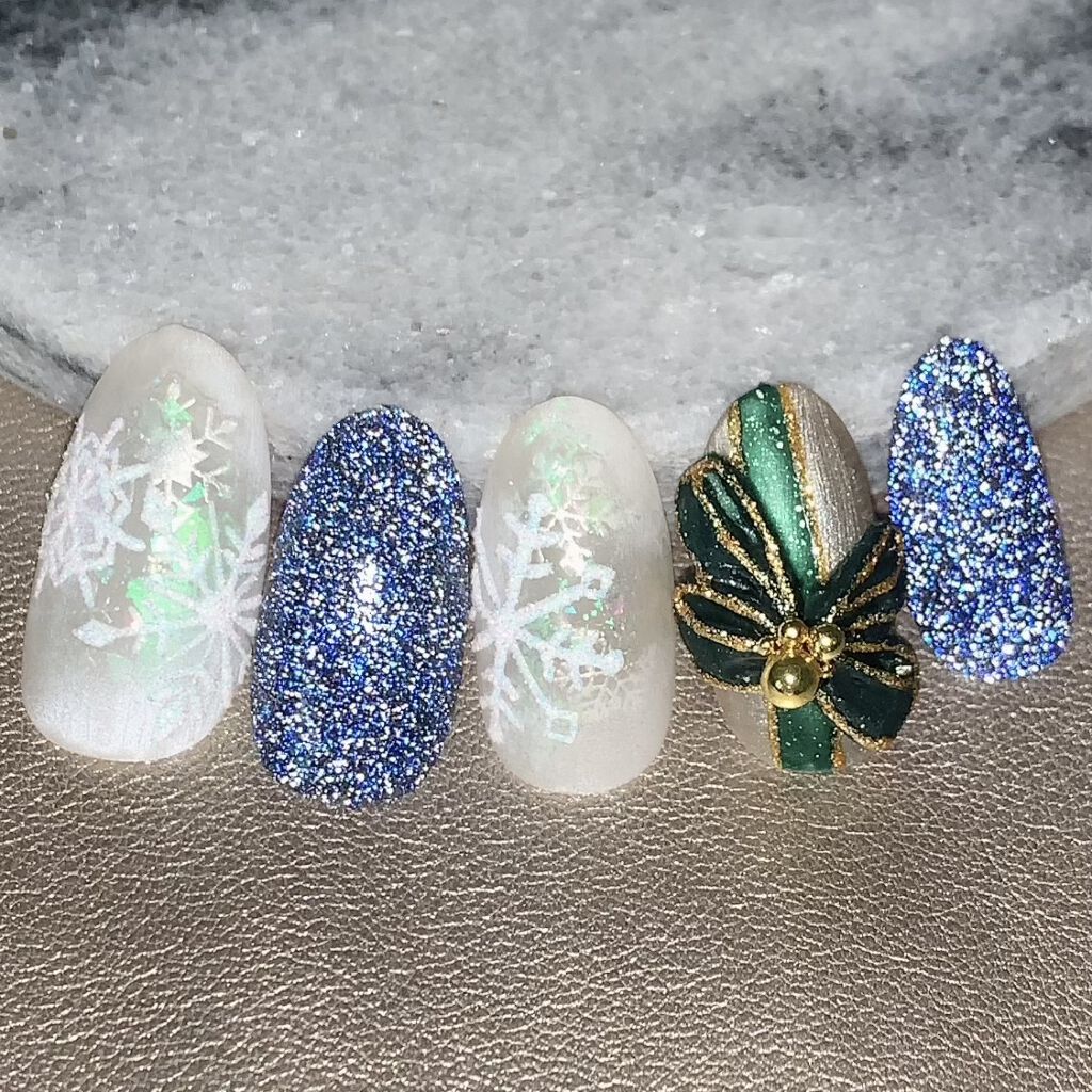 3dパウダー プリジェルを使った口コミ 雪の結晶 ラッピングリボンアート こんにち By みい 混合肌 Lips