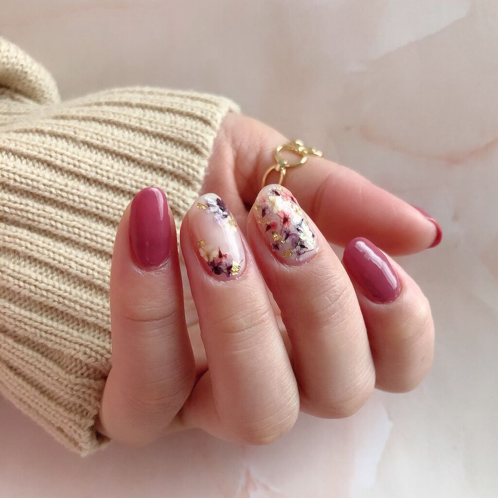 グロッシーコート スキューズミーの口コミ 本日のネイル 新年一発目のネイル投稿 By Hydrangea アトピー肌 代後半 Lips