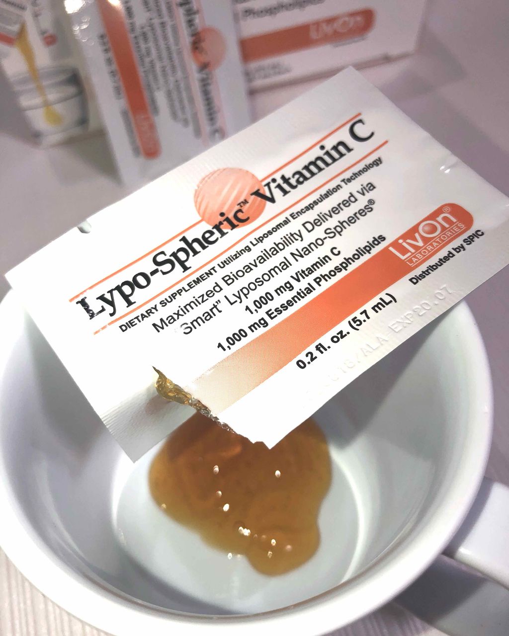 リポスフェリック ビタミンｃ リポソーム ビタミンc Lypo Sphericの口コミ 飲む点滴只今5日目です ᴗ By いろは 混合肌 Lips