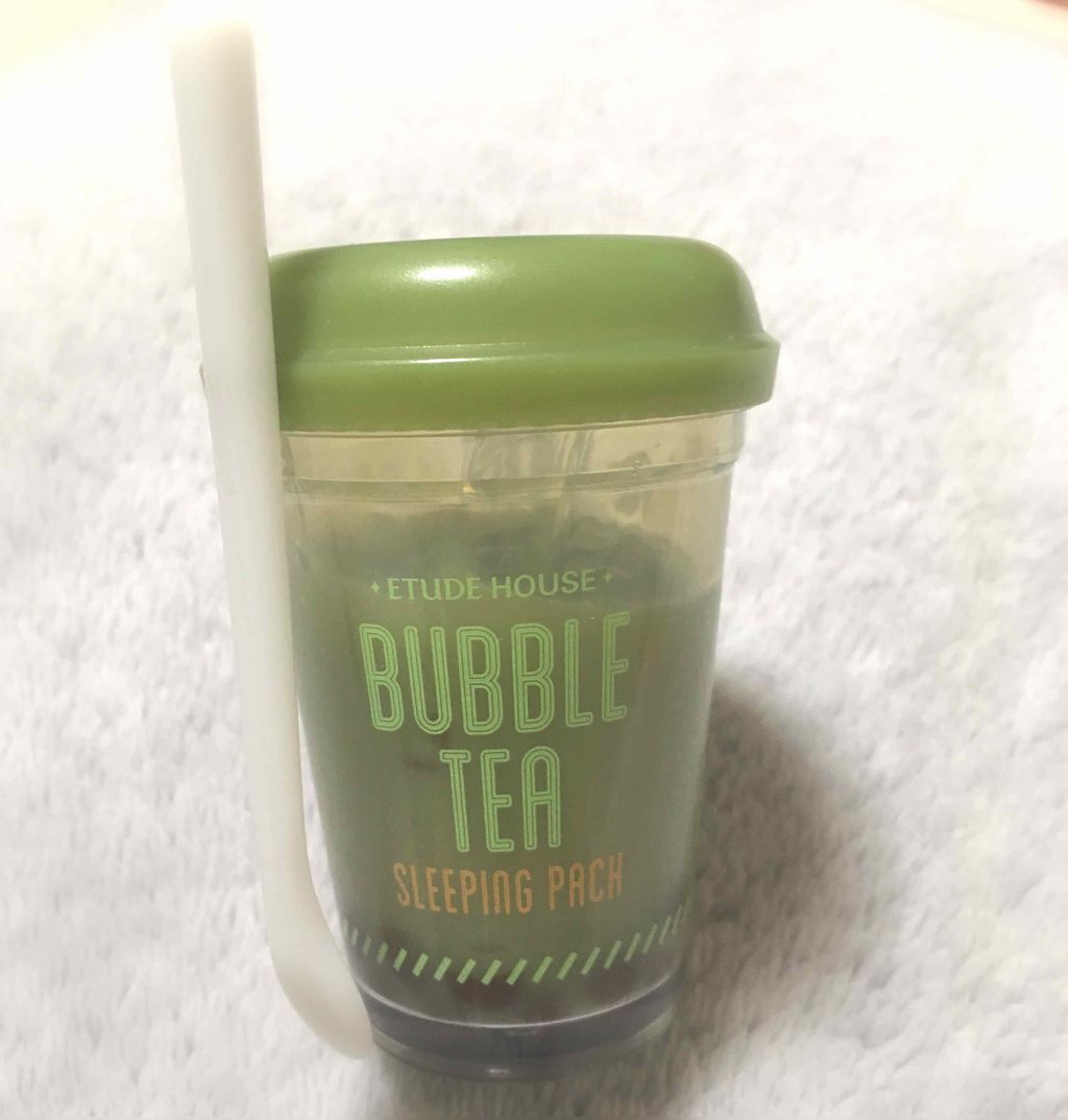 バブルティー ナイトパック Gt Etudeの口コミ 抹茶タピオカみたいなパックエチュードハウス By すかたん 混合肌 代前半 Lips