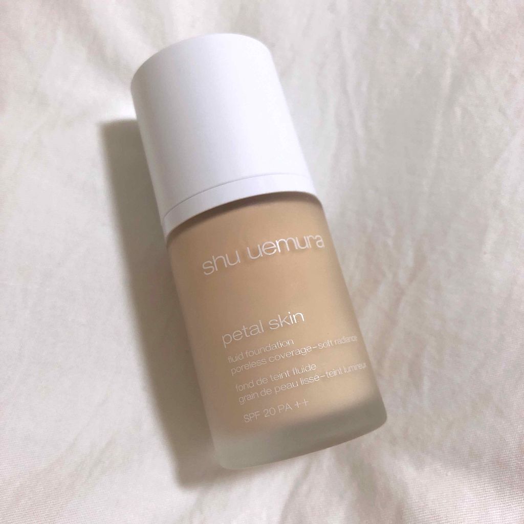伸び、カバー力で選ぶ|shu uemura ペタルスキン フルイド ファンデーション