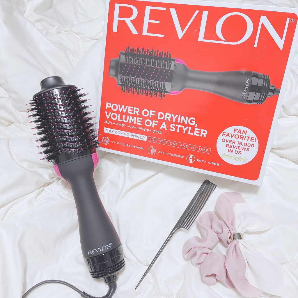 ボリューマイザーヘアードライヤーブラシ Revlonの口コミ 乾かす機能 スタイリングが全部一緒に出 By ペリエ 敏感肌 30代前半 Lips