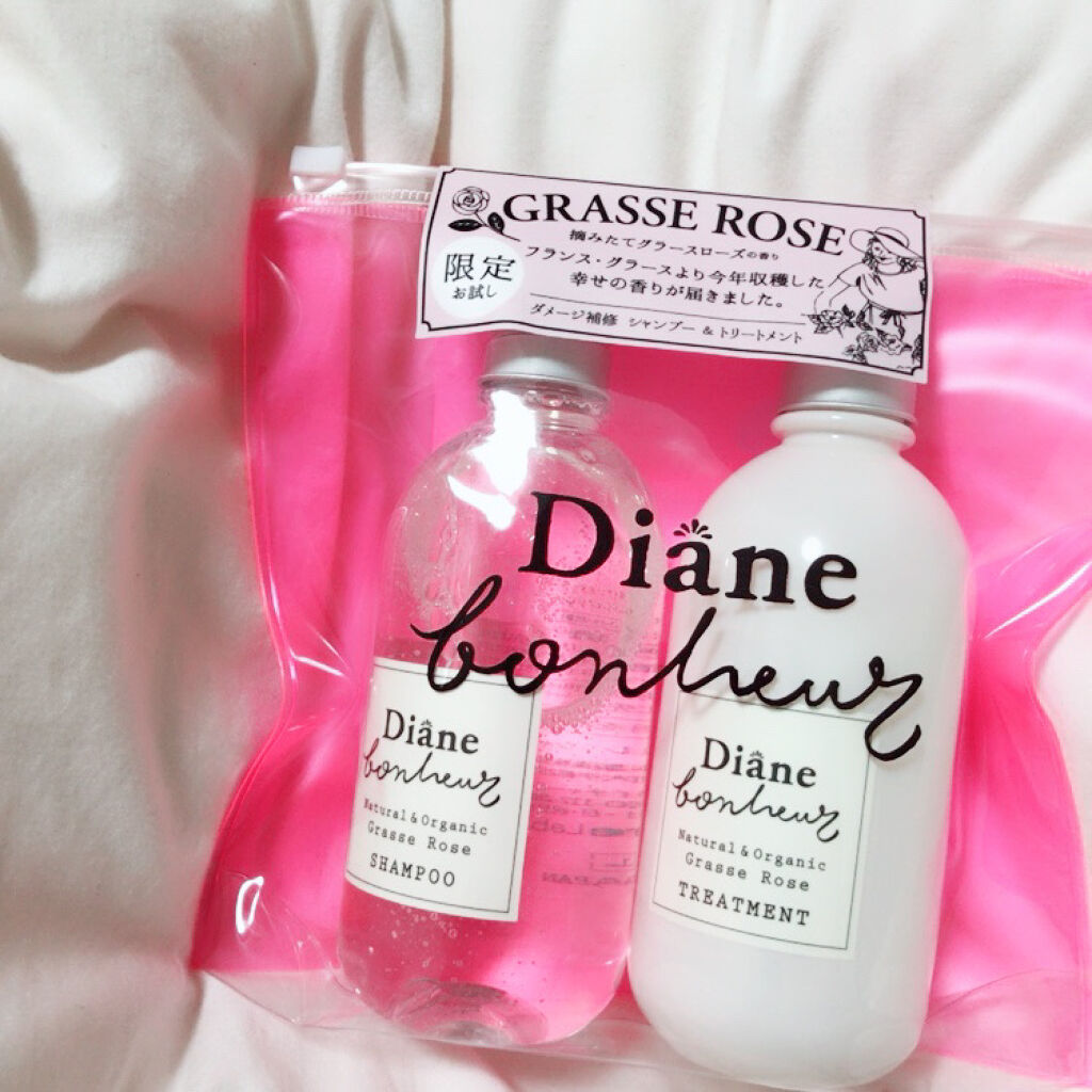 グラースローズの香り シャンプー トリートメント ダイアンの口コミ 正直レビュー ダイアンボヌール グラ By 𝒦 毎日投稿 乾燥肌 30代前半 Lips