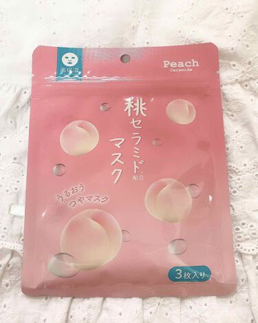 D フェイスマスク Pe 桃セラミドマスク 高保湿タイプ Daisoのリアルな口コミ レビュー Lips