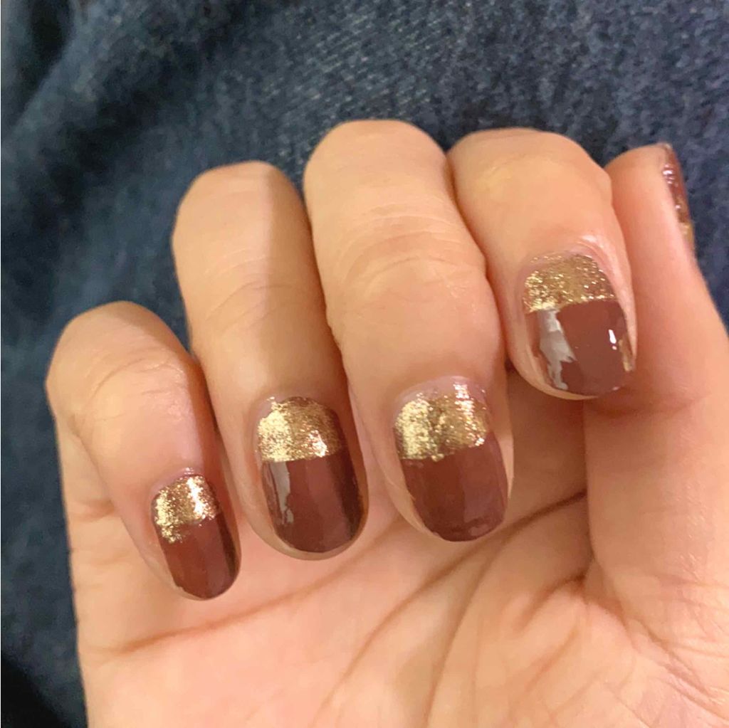 ネイルホリック ネイルホリックを使った口コミ ネイル記録どんぐりネイル茶色塗るマステで By つくだに 敏感肌 20代後半 Lips