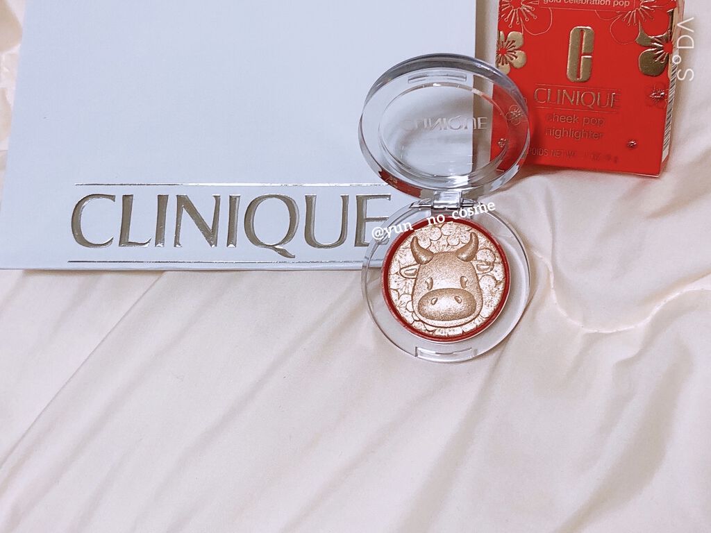 チーク ポップ ハイライター フェースカラー ゴールド セレブレーション ポップ Cliniqueの口コミ 今年購入した初コスメ Diorのアイシャ By Y 乾燥肌 代前半 Lips