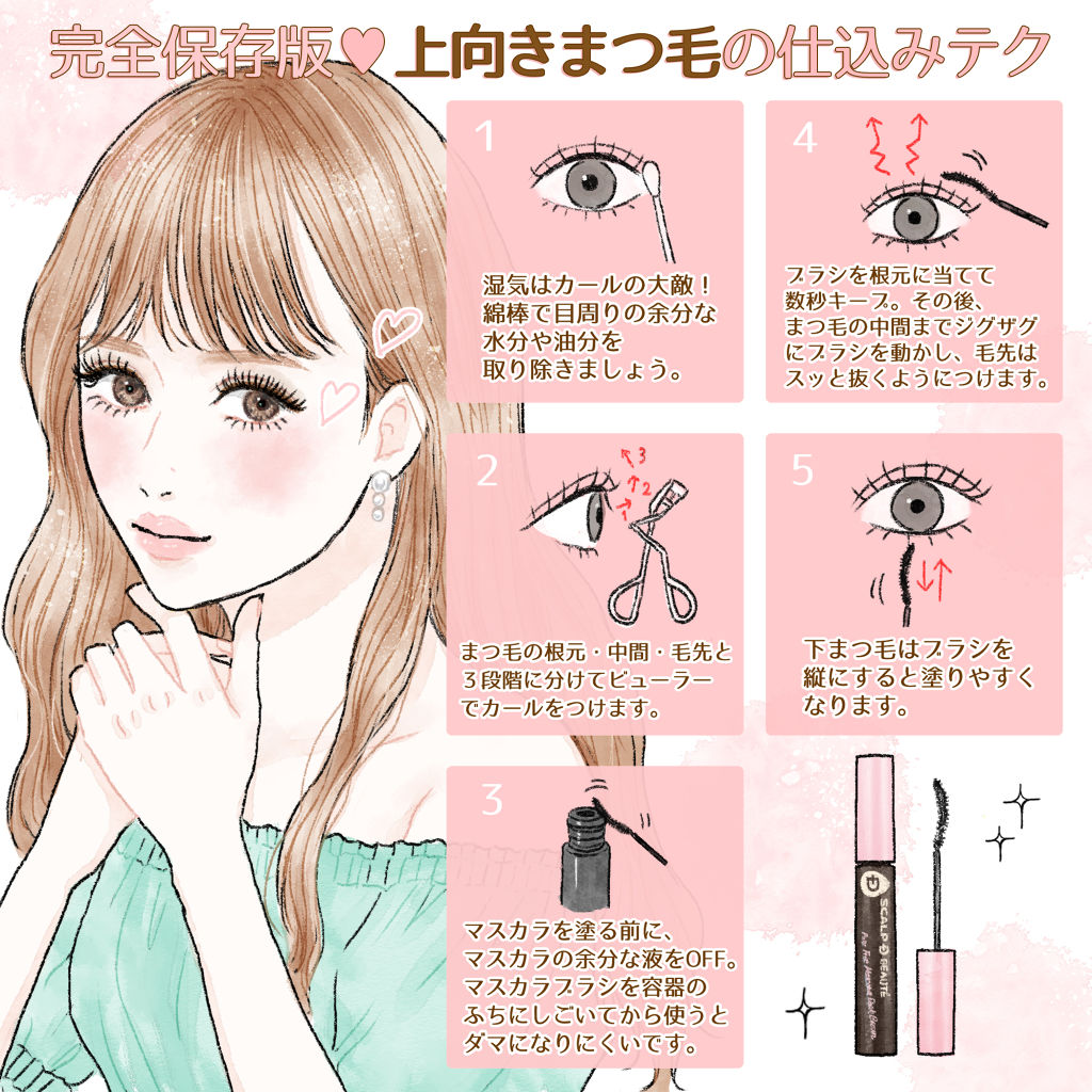 公式 スカルプd On Lips 完全保存版 上向きまつ毛の仕込みテク つけまつ毛や Lips