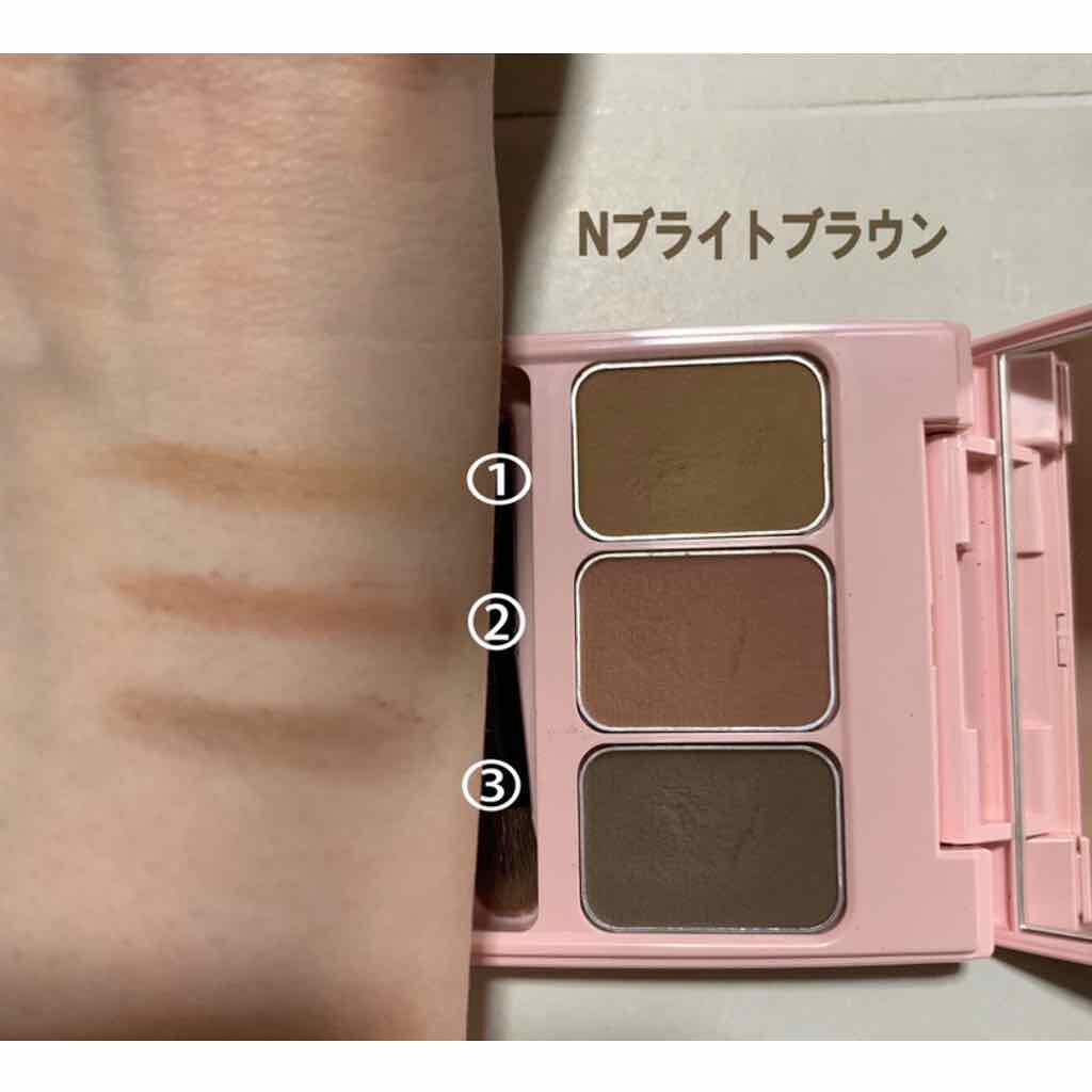 アイブロウパウダー Whomeeの口コミ 発色と絶妙なカラーで垢抜け眉が描けるwh By N 混合肌 代後半 Lips